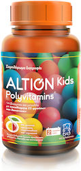 Altion Kids Polyvitamins Πολυβιταμίνη Πορτοκάλι Κεράσι 60 ζελεδάκια