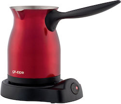 Gruppe JKT 600S1 Cafetieră electrică grecească 800W cu Capacitate 300ml Red