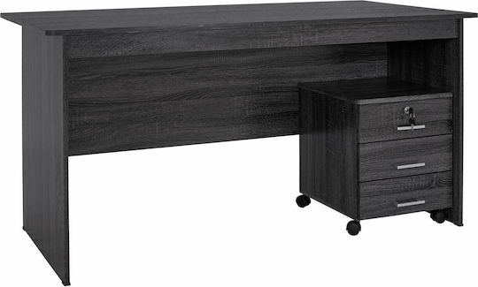 Birou 150x71x74,5 cm Negru