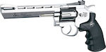 Asg Dan Wesson 6'' Revolver Silver Pellet Airgun