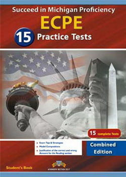 SUCCEED IN MICHIGAN ECPE 15 PRACTICE TESTS COMBINED EDITION MP3/CD