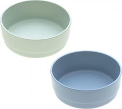 Laessig Bowl Set Bamboo 2 pc, Mint Blueberry