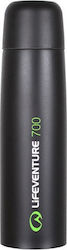 Lifeventure TiV Vacuum Flask Black 0.7lt
