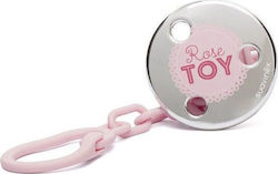 Suavinex Κλιπ Αλυσίδας Toys Girls Rose Toy