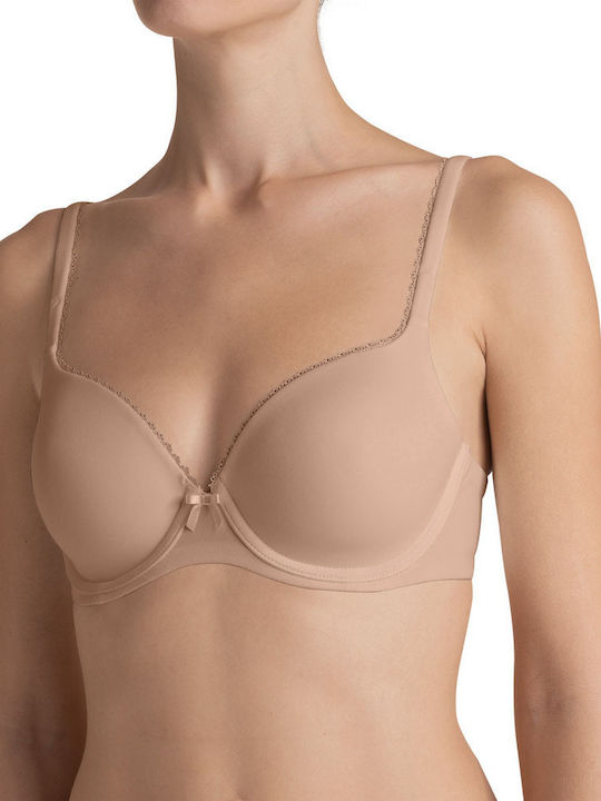 Triumph Perfectly Soft WHP Bra with Light Padding without Underwire Beige