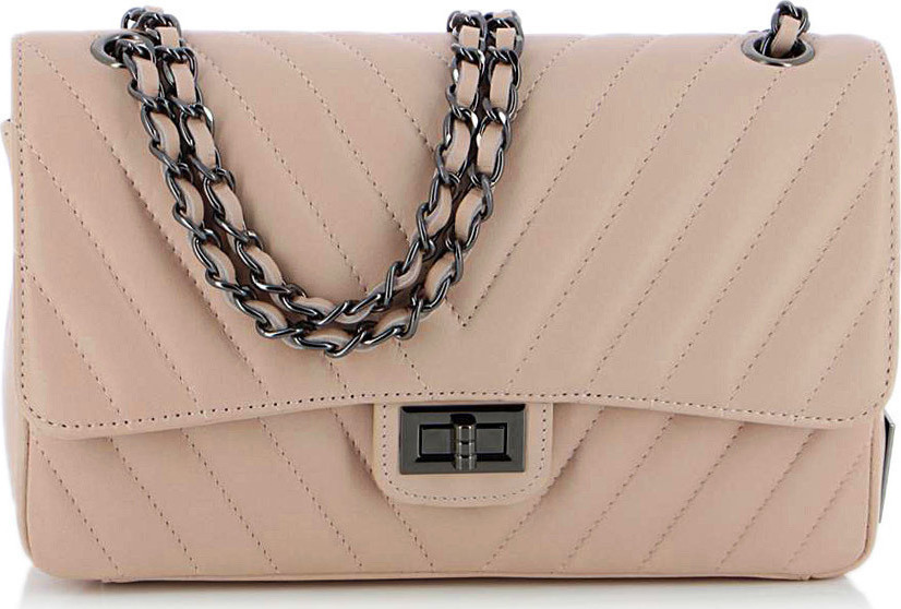 Guy Laroche Flap Bag Nude Skroutz Gr