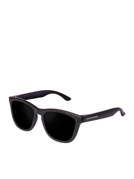 Hawkers Dark One Sunglasses with Gray Plastic Frame and Black Lens CC18TR02