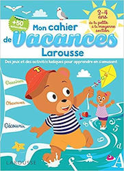 LAROUSSE MON CAHIER DE VACANCES 3-4 ANS