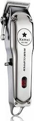 Kemei Professional Rechargeable Hair Clipper Silver KM-1996