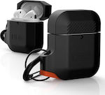 UAG Silicone Case For Airpods Μαύρο/Πορτοκαλί