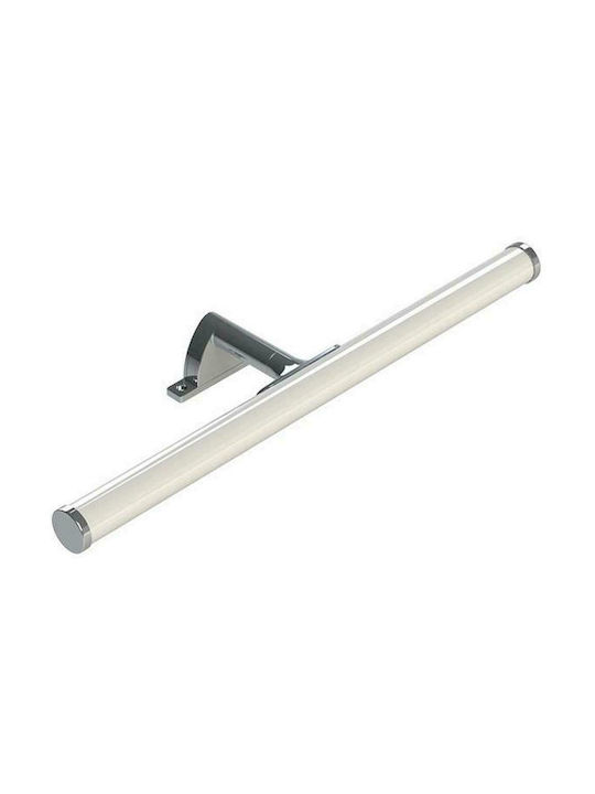 Eurolamp Modern Wall Lamp with Integrated LED and Warm White Light in Silver Color