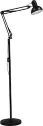 GloboStar Audrey Vintage Floor Lamp H190cm. Black
