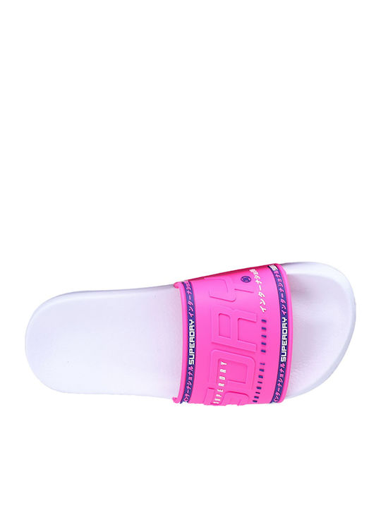 Superdry City Neon Frauen Flip Flops in Rosa Farbe