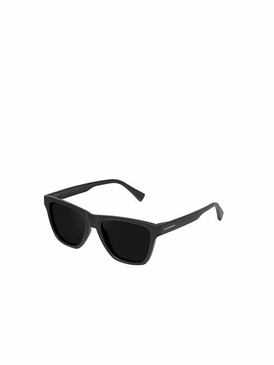 Hawkers Dark One Men's Sunglasses with Black Plastic Frame and Black Lens