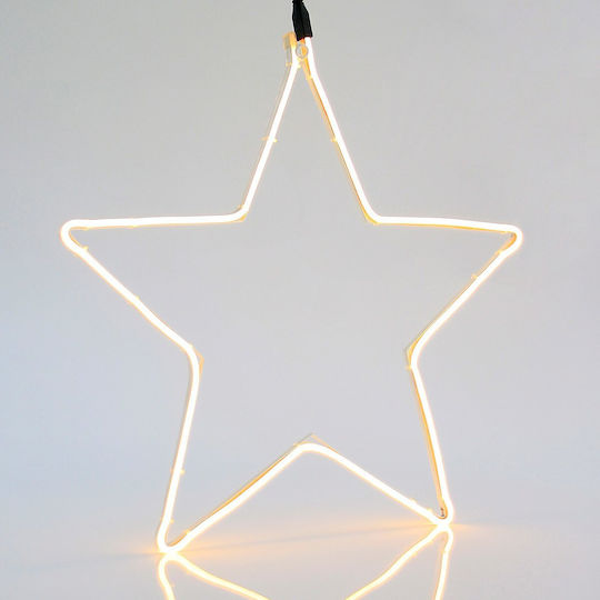 Eurolamp Hanging Illuminated Star Warm White 58cm