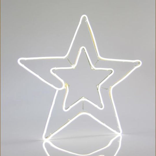 Eurolamp Hanging Illuminated Star Cold White 58cm