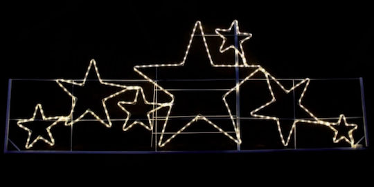 Aca Pendant Illuminated Star Warm White 87cm