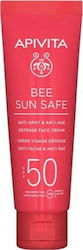 Apivita Bee Sun Safe Anti-Spot & Anti-Age Αδιάβροχη Αντηλιακή Cremă Față SPF50 50ml