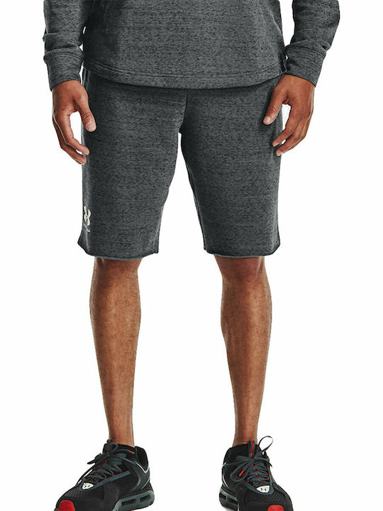 Under Armour Rival Terry Men's Sports Monochrome Shorts Gray