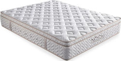 Cosmostrom Memory Silk Single 90x200x30cm with Independent Springs & Topper
