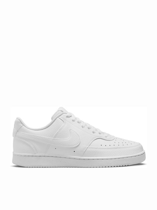 Nike Court Vision Low Next Nature Wohnung Sneakers Weiß