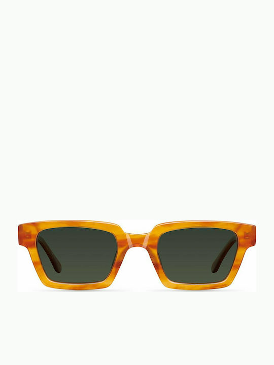 Meller Deka Sonnenbrillen mit Orange Tigris Olive Rahmen und Grün Linse ACB-DE-NARTIGOLI