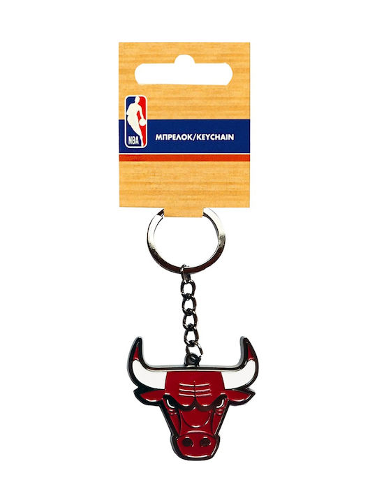 Gim Ключодържател Портфейл Chicago Bulls 558-50520 от Метал на Отбор Червен