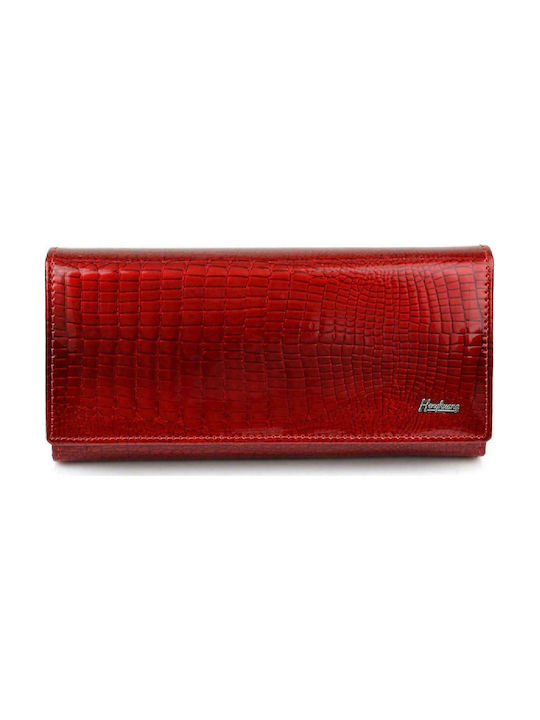 Heng Huang Large Leather Women's Wallet Red