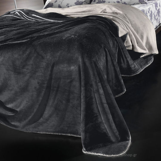 Guy Laroche Velvet Σετ Μονή 160x220εκ. Anthracite