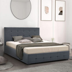 Iro Queen Storage Space for Mattress 160x200cm Charcoal