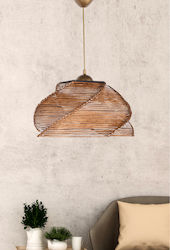 HomeMarkt Κρεμαστό Φωτιστικό Καφέ 36x36x65εκ.