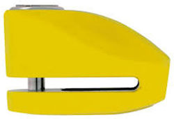 Abus 275 Motorcycle Disc Brake Lock with 5mm Pin in Yellow