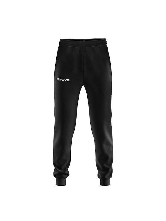 Givova Panta Мъжки спортни панталони с ластик Черно