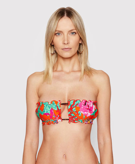 Guess E2GJ34MC04R Strapless Bikini Top Πορτοκαλί Skroutz gr