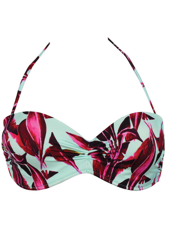 Rock Club Hawaii BP 2229 Bikini Τριγωνάκι Floral Γαλάζιο Skroutz gr