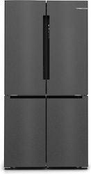 Bosch Ντουλάπα 605lt Total NoFrost Μαύρο KFN96AXEA