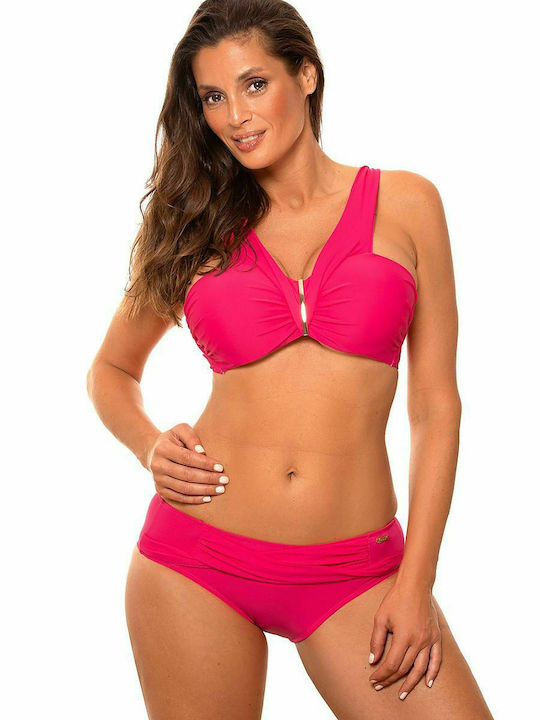 Obsessive Bella Vista OB5843 Set Bikini Τριγωνάκι Brazil Φούξια