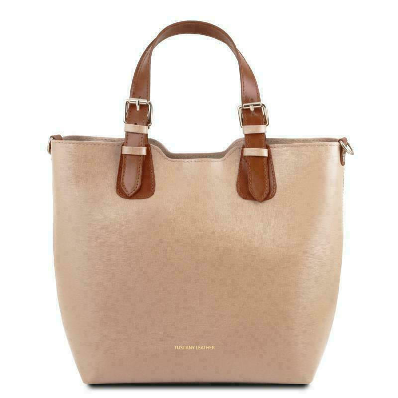Tuscany Leather Tl Tote Nude
