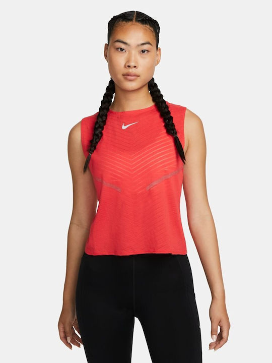 Nike Adv Division Γυναικεία Μπλούζα Αμάνικη Φούξια