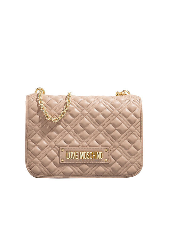 Moschino Flap Bag Nude Jc Pp Fla Skroutz Gr