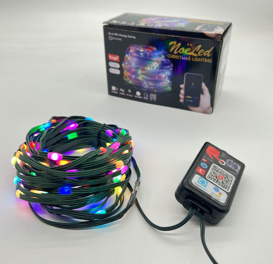 100 smarte LED-Lichter, 10 m, RGB-Lichterkette