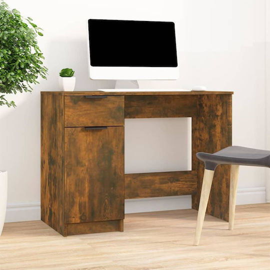 Schreibtisch 100x50x75cm Smoky Oak