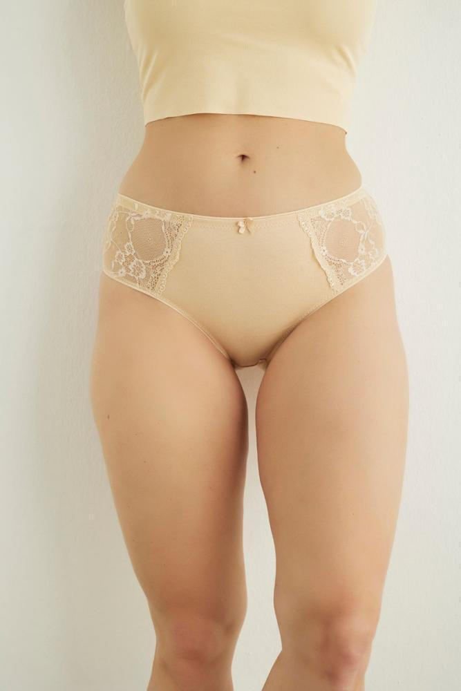 Norddiva Lingerie Anna Γυναικείο Slip με Δαντέλα Μπεζ Skroutz gr