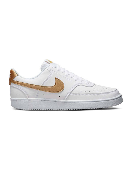 Nike Court Vision Low Next Nature Femei Sneakers Albe