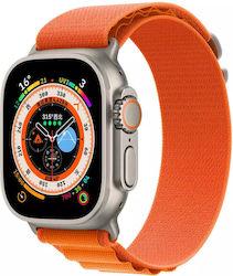 Microwear T800 Ultra 49мм Смарт часовник с Пулсомер (Оранжев)