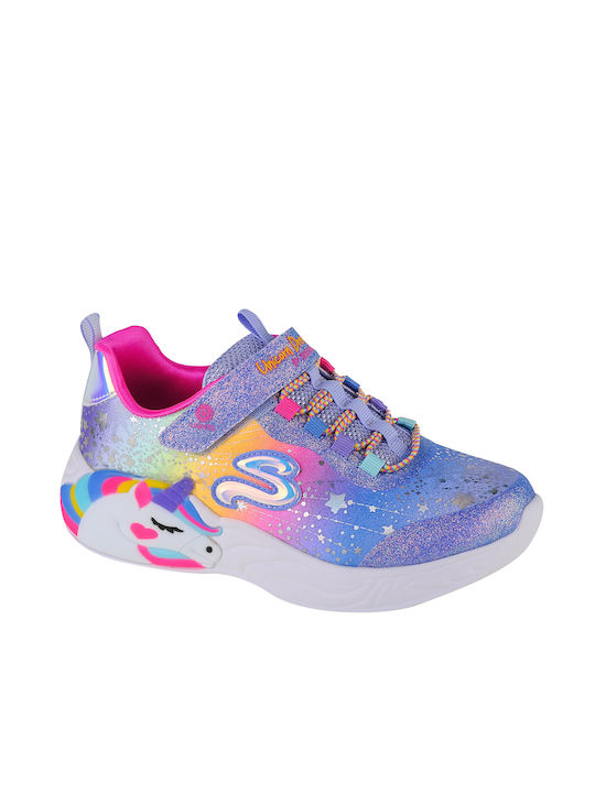 Skechers Παιδικά Sneakers mit Lichtern Lila ->