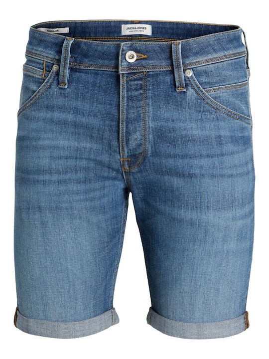Jack & Jones Pantaloni scurți bărbați Jeans Albastru