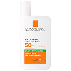 La Roche Posay Sunscreen Face Cream Anthelios Uvmune Oil Control Fluid for Oily Skin 50SPF 50ml