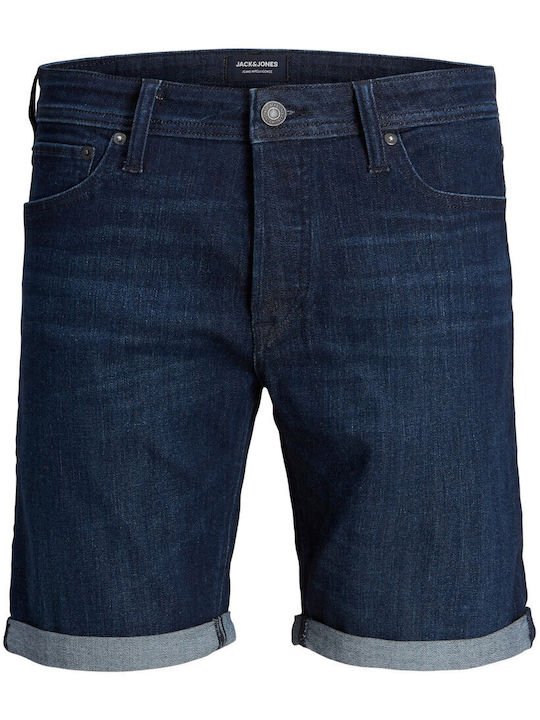 Jack & Jones Pantaloni scurți bărbați Jeans Albastru marin