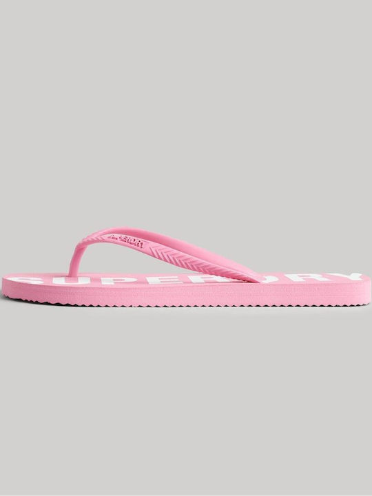 Superdry Женски чехли в Розов цвят